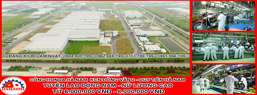 Tuyển lao động, việc làm trong KCN Thăng Long 2, Hưng yên